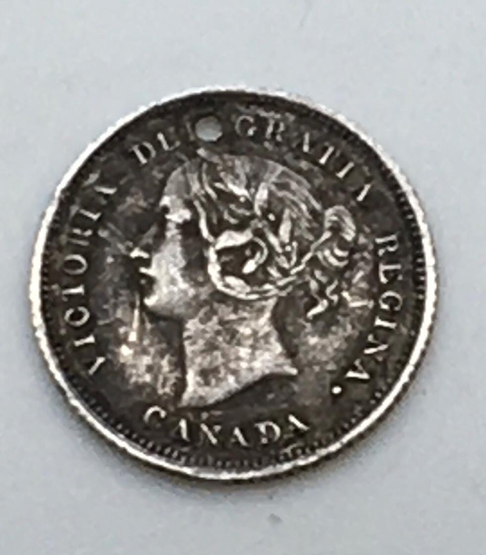 Queen Victoria Coin With Hole - Etsy