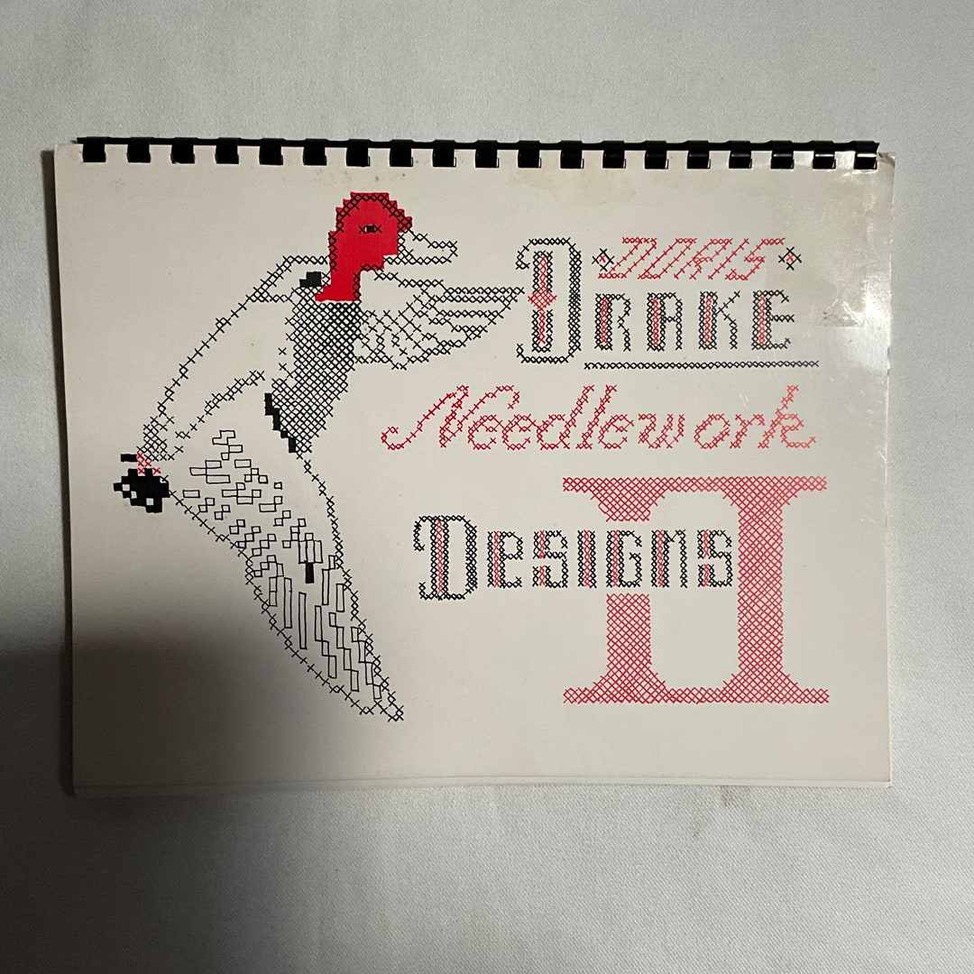 Doris Drake Needlework Designs II Book Animals Dog Butterfly Owl ...