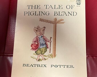 Green Apple Co Beatrix Potter Cross Stitch Pattern Pigling Band