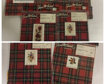 Jean McIntosh Petit Point Kit M -43 Sno Fun Holland Dutch Children Windmill   M -104 Single Pansie M-17 Pansies M-12 Poppies M-208  You Pick