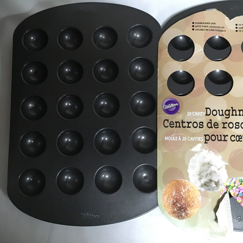 Wilton 20 Cavity Doughnut Hole Pan Set of 2 Pans Dishwasher Etsy