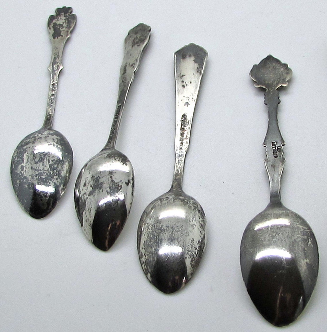 Canada Sterling Silver Souvenir Spoon Enamel Vancouver BC Etsy Canada