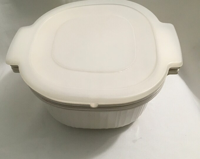 Rubbermaid Stack Cooker Space Saving Casserole Set 4 Piece 3 Qt Steamer