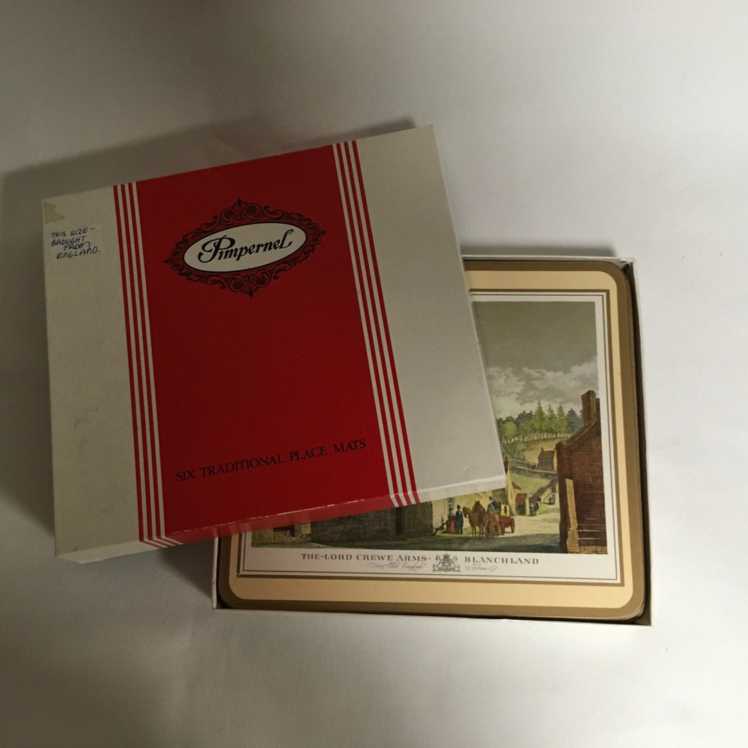 Pimpernel Placemats Old English Inns the Lord Crewe Arms Blanchland