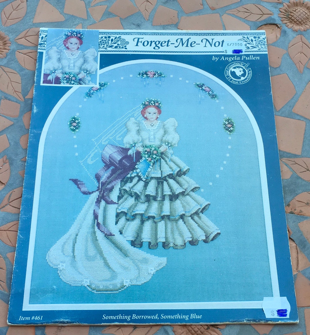 Me Not Cross Stitch Pattern Leaflet Booklet Something Etsy