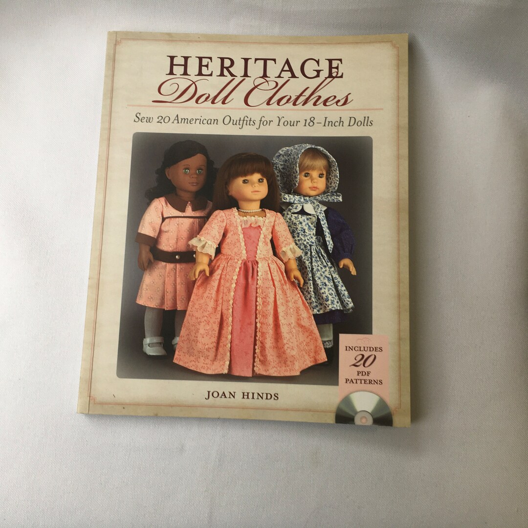 Heritage Doll Clothes Sew 20 American Outfits for Your 18inch Dolls