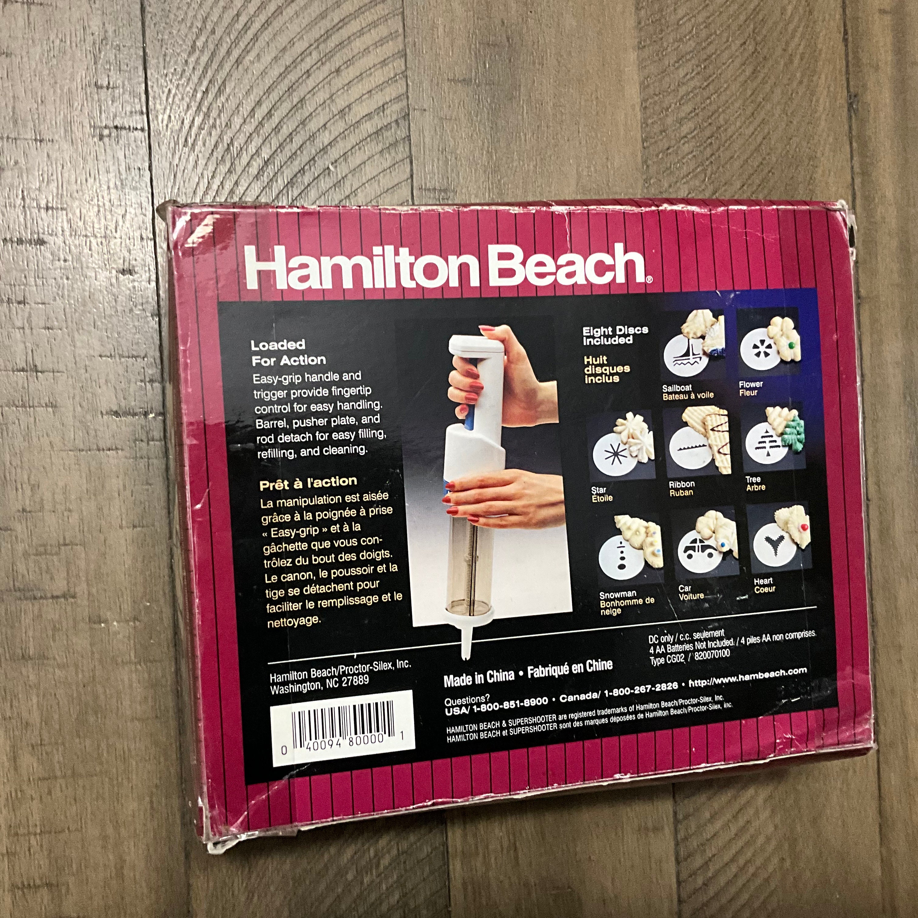 REPLACEMNET FOR Super Shooter Cookie Press & Food Decorator by Hamilton  Beach: Hamilton Beach Super Shooter: Home & Kitchen 