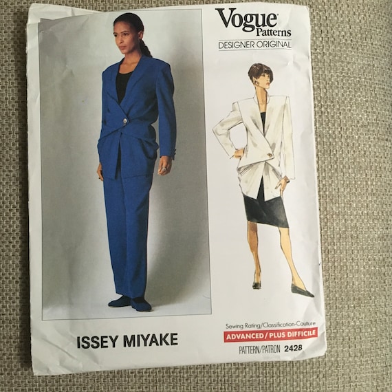 Patron De Couture Vogue 1328 Signé Issey Miyake - Pour Sarouel, Neuf