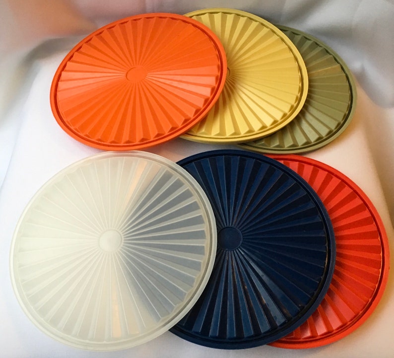Tupperware Canister Lid 1205 8 Round Instant Replacement Etsy