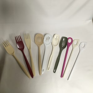 Kitchen Cooking Utensils Rosti Foley  Holed Spoon Stirrer Meat Fork Slotted Spoon  Retro Kitchen  You Pick