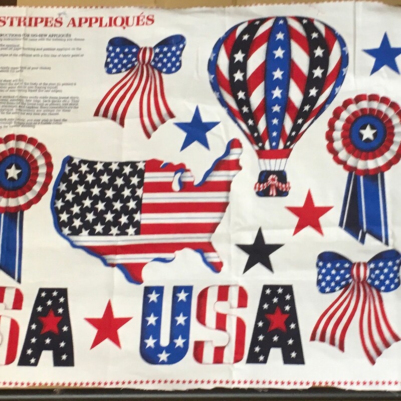 Usa Map Fabric Panel - Etsy