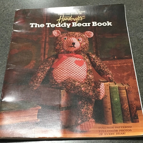 The Teddy Bear Book Country Memory Bear Pattern Full Size Pattern Calico Quilted Teddy Bear Pyjama Sac Ours Beanbag Bear Knitted Miniature