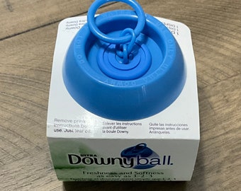 Ultra Downy Ball Downyball Liquid Fabric Softener Dispenser Original Blue Vintage 90s Laundry Room  New Old Stock