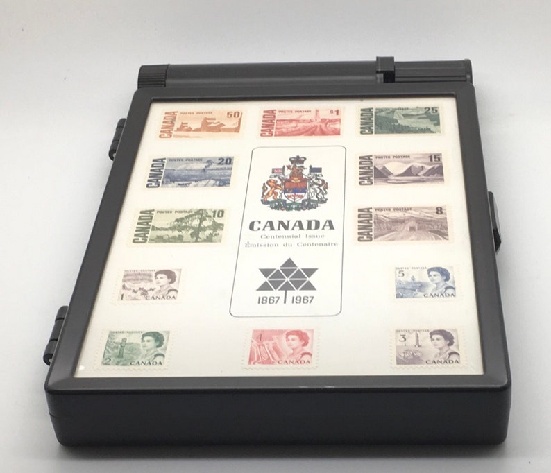 Centennial Commemorative Stamp Box 1867 1967 Canada Post Etsy Canada