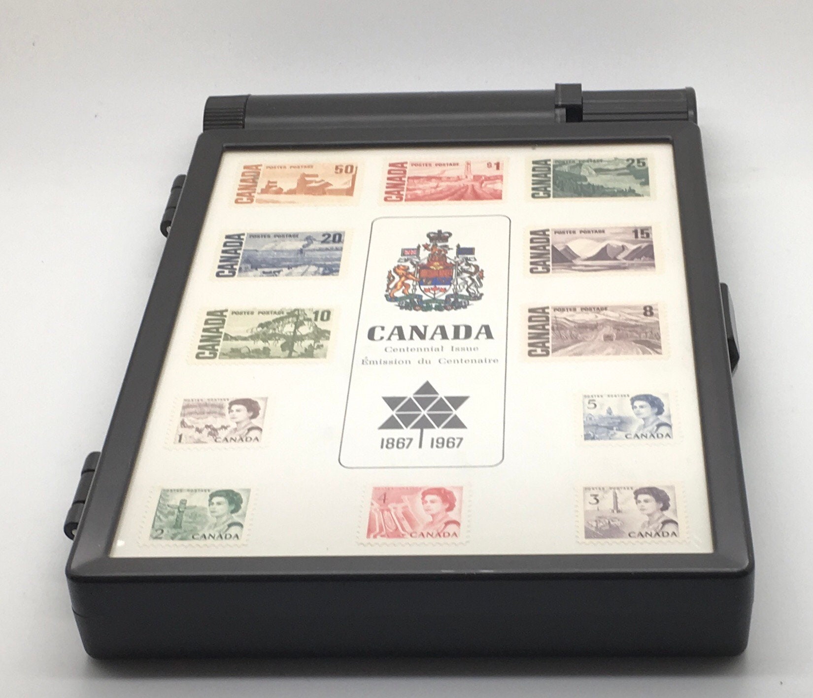 Centennial Commemorative Stamp Box 1867 1967 Canada Post Etsy Canada