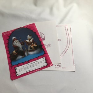 Kalico  Kastle  Sewing Pattern Hob Knobs Christmas Past Mr Mrs Claus Old Nick Cottagecore