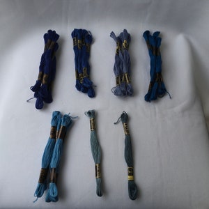 Anchor Embroidery Floss Thread 8 m 922 920 0929 930 0941 0940 0939 Sorry Blue Denim 26 Or 27 Pieces Lot Cross Stitch Embroidery  Your Pick