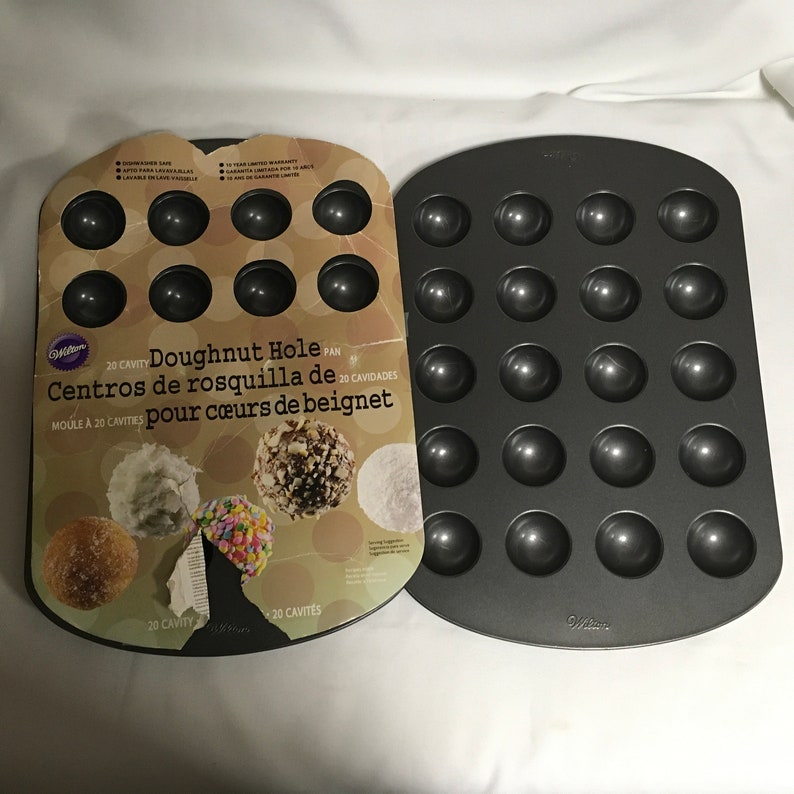 Wilton 20 Cavity Doughnut Hole Pan Set of 2 Pans Dishwasher Etsy