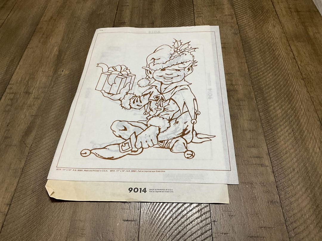 Artex Tri Chem Picture Liquid Embroidery Picture to Paint 9014 Elf ...
