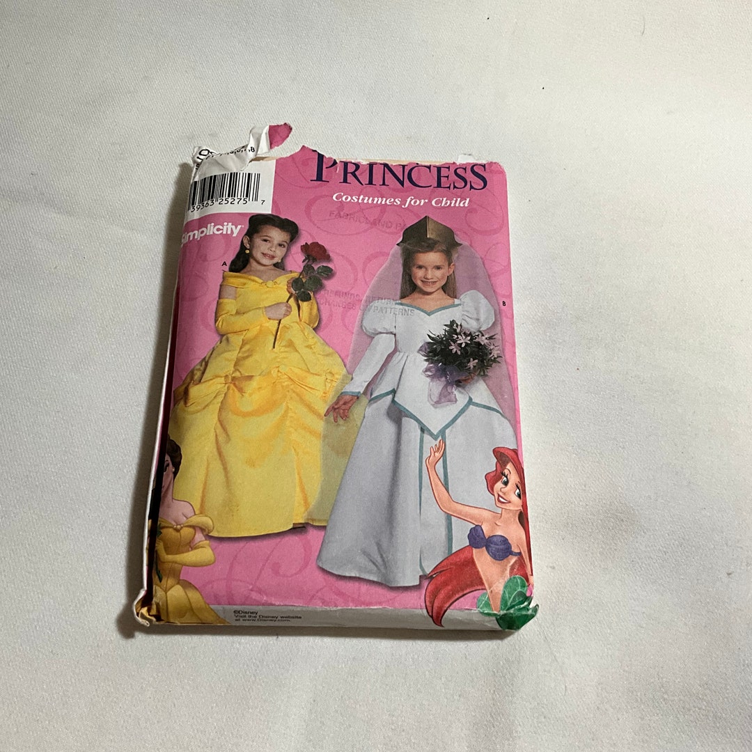 Simplicity 9902 0690 Disney Princess Sewing Pattern Girl Child Belle