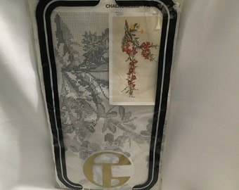 Thea Gouverneur Cross Stitch Kit Chaenomeles 65 x 33 CM Flowering Quince Flowers Cottagecore Holland Netherlands