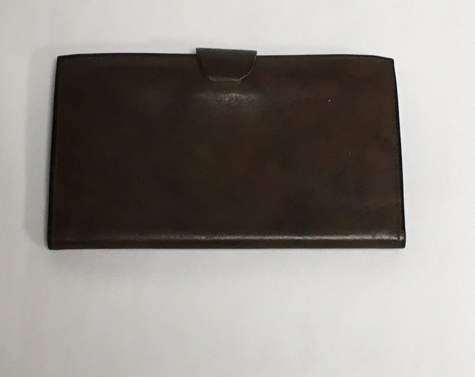 Vintage Rolfs Cowhide Ladies Women Wallet Passport Foreign Currency