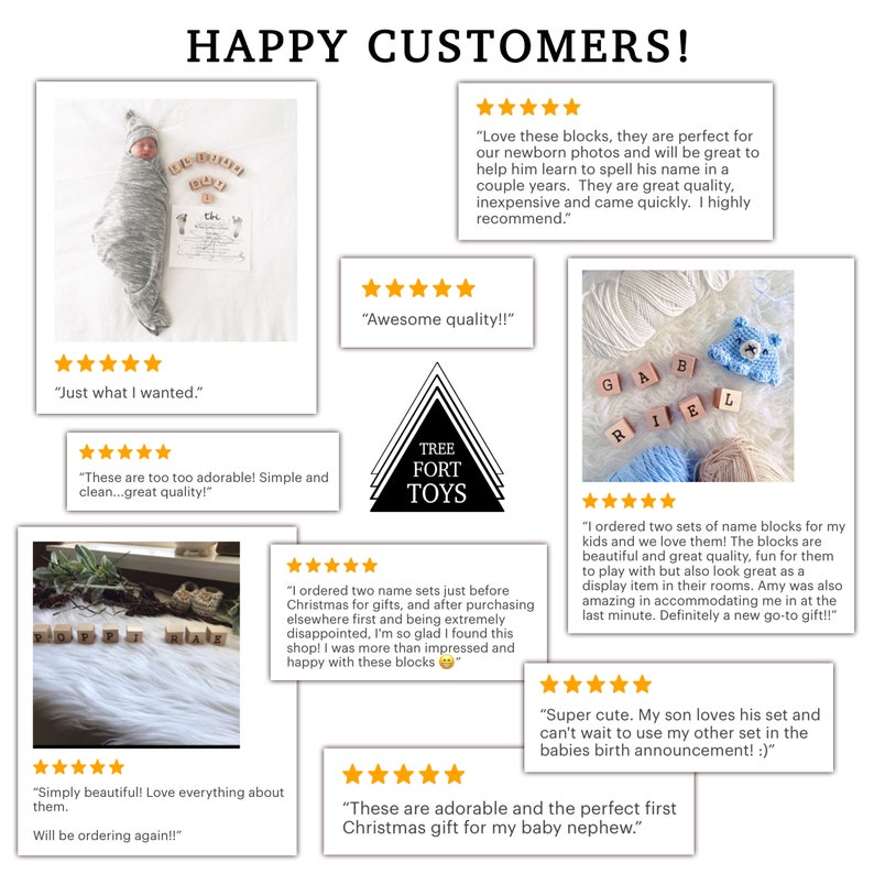 Wood Number Blocks / Wood Baby Blocks / Wood Blocks / Baby Etsy