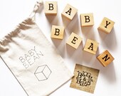 Personalisierte Namen Holz Spielzeug FiveStar mit Hitze gestempelt Letters - personalisiertes Geschenk für Babys und Kinder
