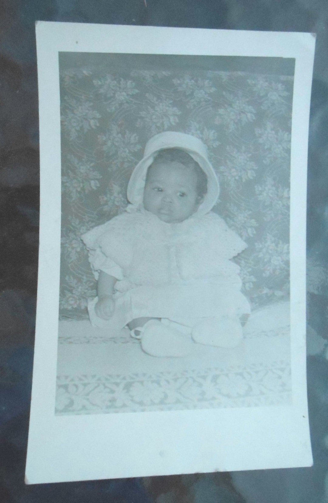 RPPC Postcard African American Baby Child Bonnet Named - Etsy
