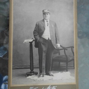 Victorian  Cabinet Photo Railroad Chicago