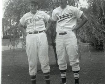 Vintage Photo Negative 1940's Baseball Players St Charles Indians Ohio