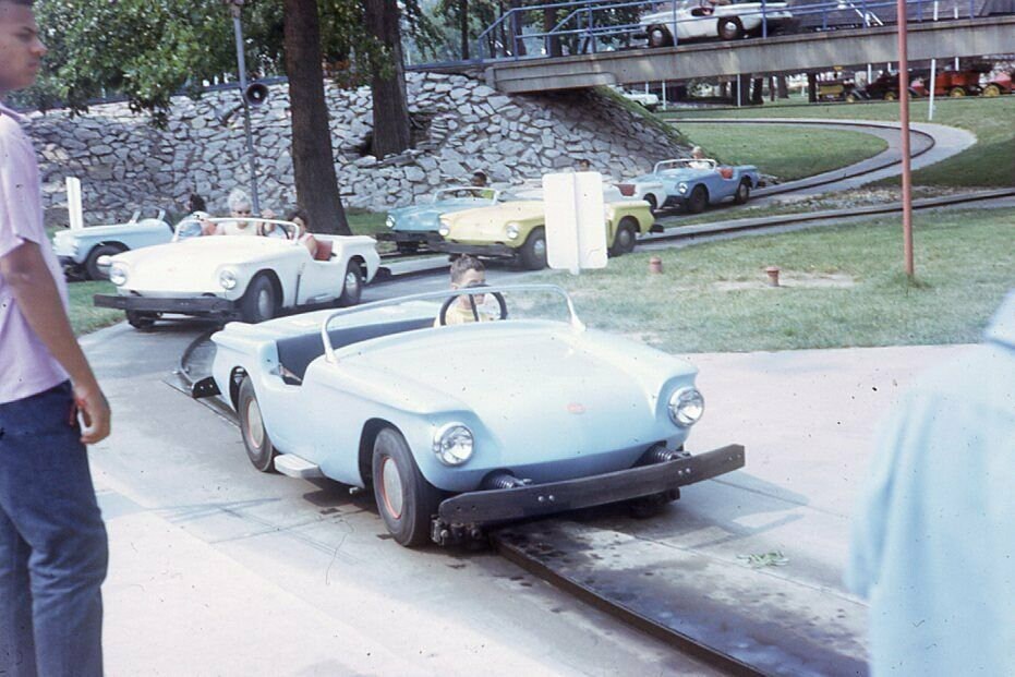 Vintage 35mm Slide Cedar Point Car Ride 1970s - Etsy