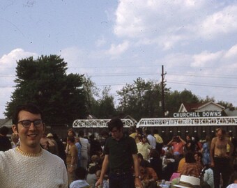Vintage 35mm Slide Kodachrome 1971 Churchill Downs Kentucky Derby 3 Images