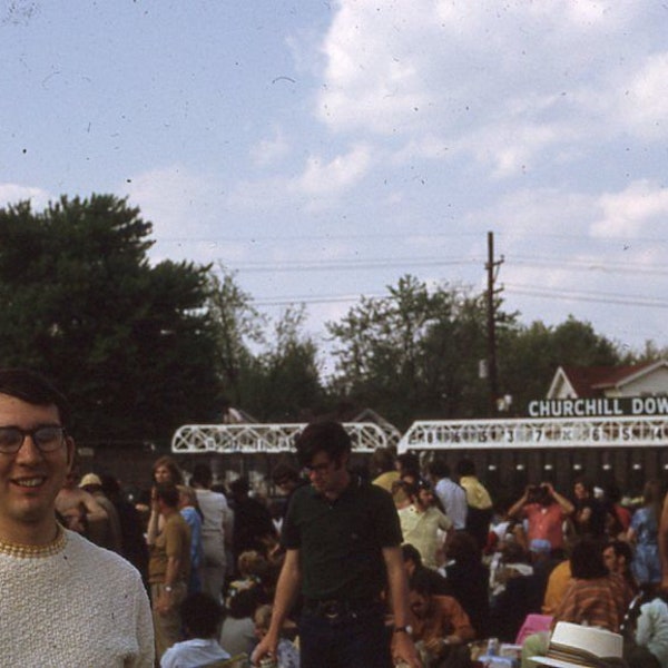 Vintage 35mm Slide Kodachrome 1971 Churchill Downs Kentucky Derby 3 Images