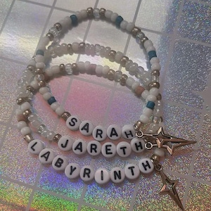 Labyrinth inspired bracelets | Jareth | Sarah