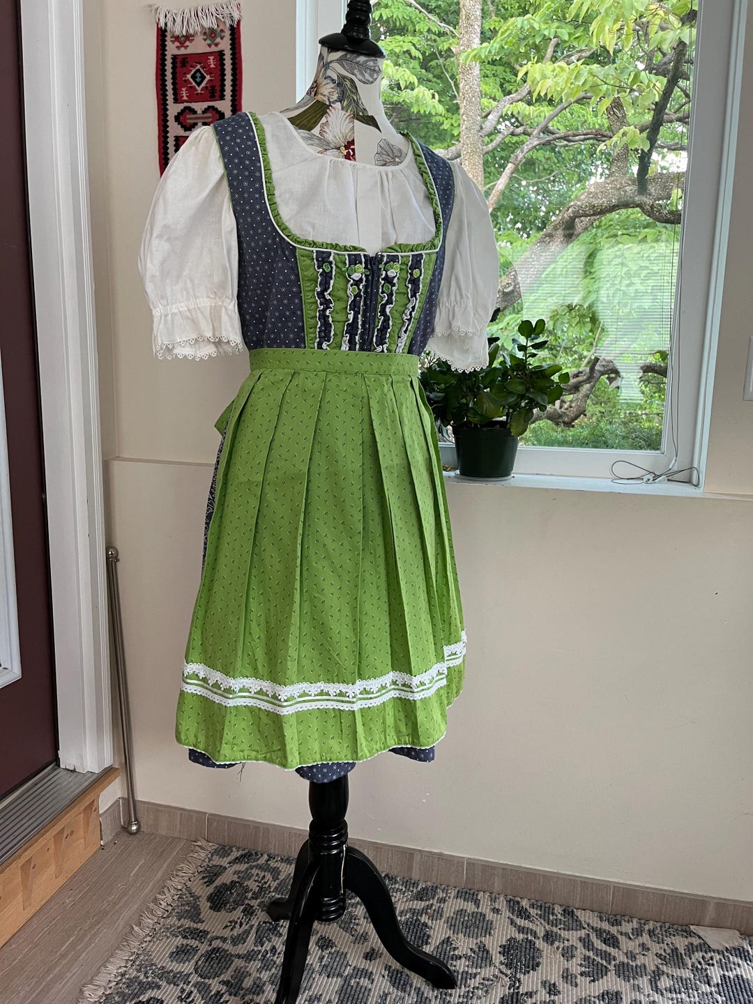 Womens Oktoberfest Navy Trachten Jacket