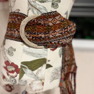 Belt Ukrainian handmade woven wool with buckle one per order