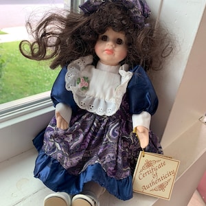 Musical doll porcelain from germany