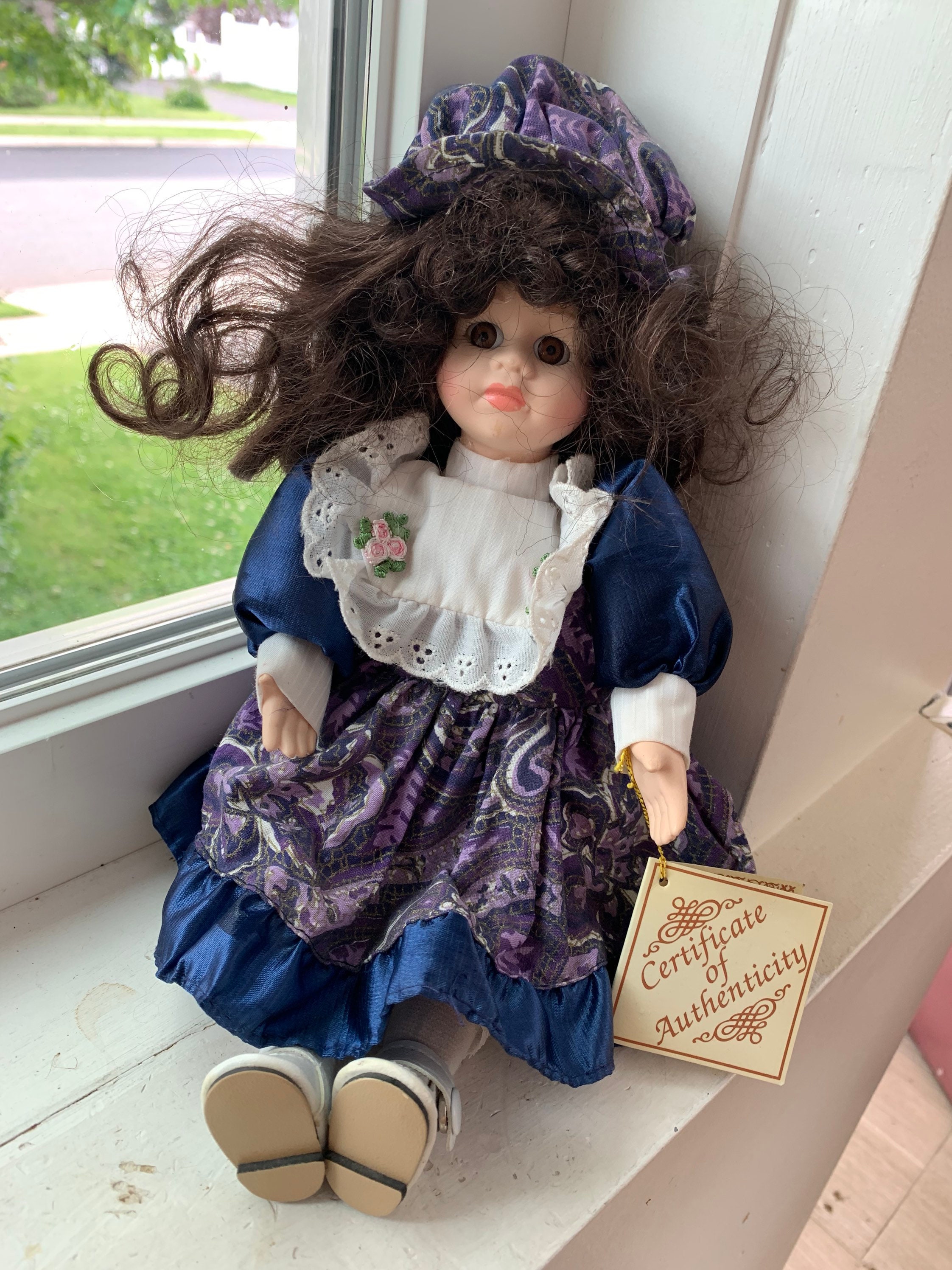 Musical porcelain dolls sale