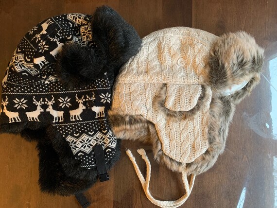 Winter Hat by H M Cotton Lined With Poly or Black Hat Etsy Ireland