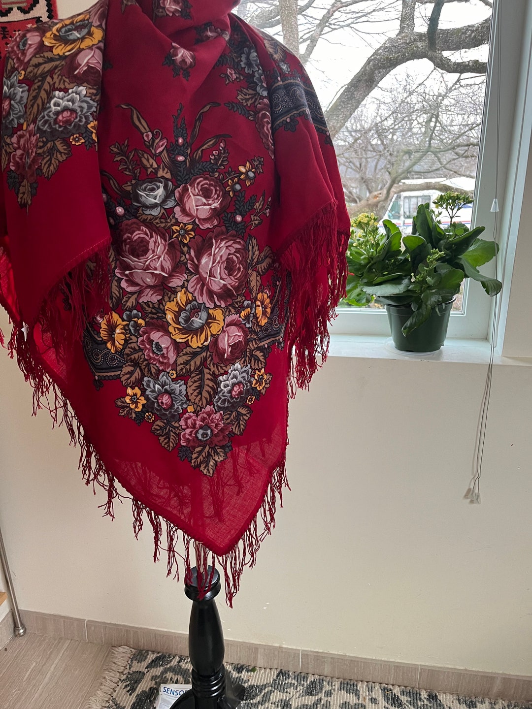Pavlov Posad Shawl Wrap Russian Wool Scarf - Etsy