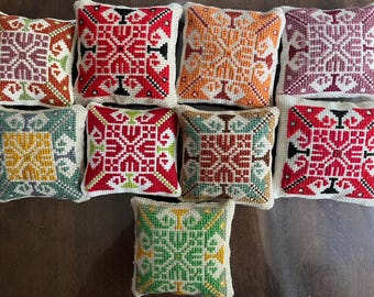 ONE Ukrainian traditional embroidered handmade  pillow cushion christmas decoration or souvenir favour gift
