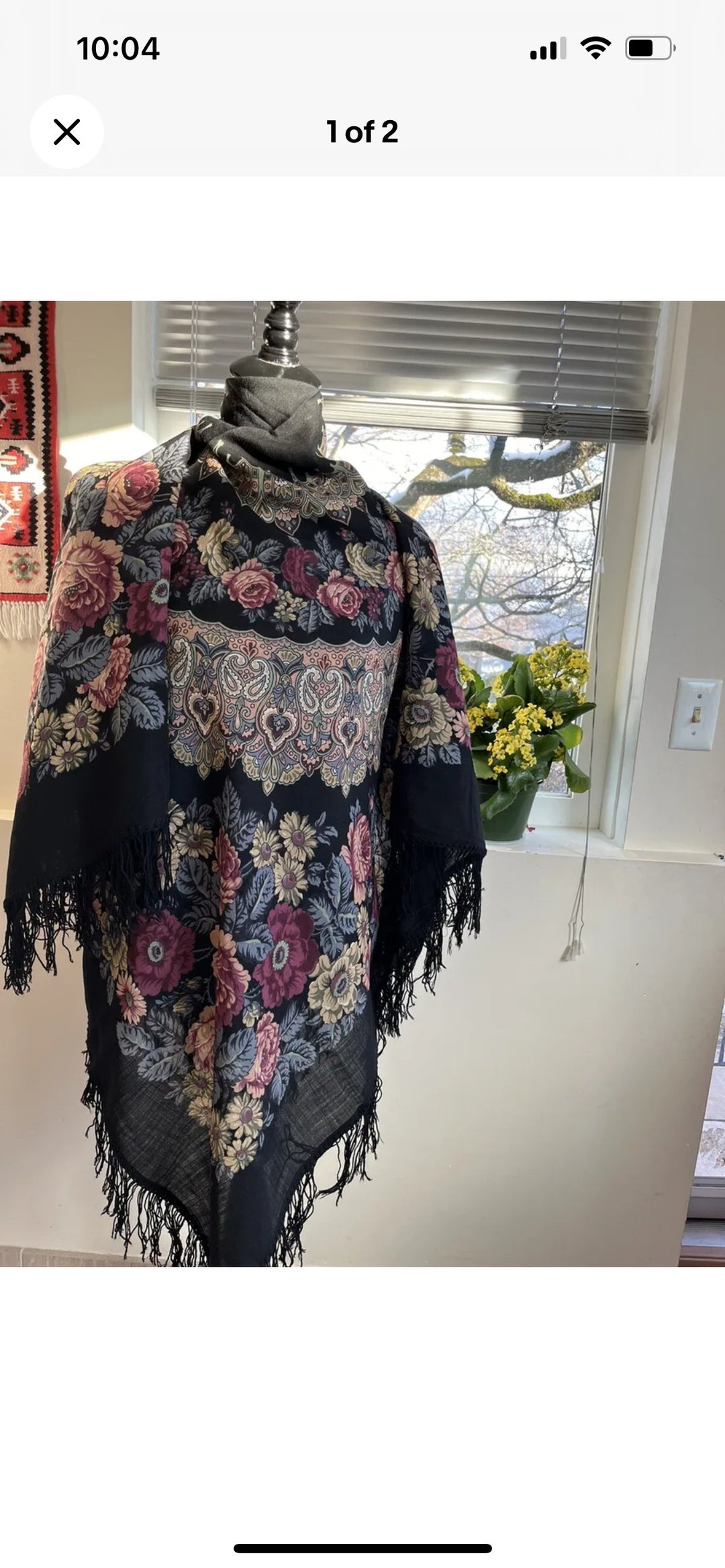 Pavlov Posad Wool Vintage Russia Shawl - Etsy
