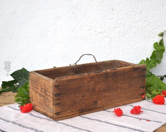 Primitive Wooden Tool Crate