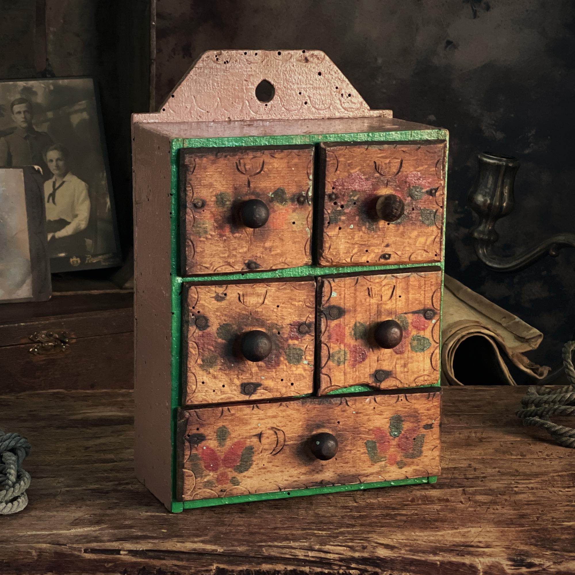 Primitive spice box - Etsy 日本