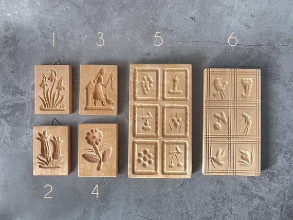 Vintage German Primitive Wooden Cookie Mold Speculaas Shortbread Mold –  TheFlyingHostess