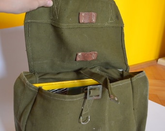 レア　実物　ベルギー陸軍　ビンテージ　メッセンジャーバックパック　サバゲー レア 実物 ベルギー陸軍 ビンテージ メッセンジャーバックパック