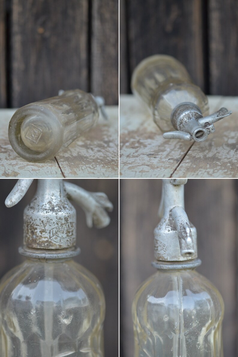 Antique Seltzer Bottle Rare Soda Seltzer Bottle Romanian Etsy