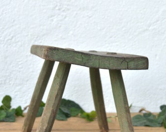 Tabouret Rétro En Bois Massif, Décoration De Vitrine Tabouret De Ferme En Bois, 30 Cm / 40 Cm / 50 Cm / 60 Cm Tabouret De Bar De Pied De Taille, Diamètre