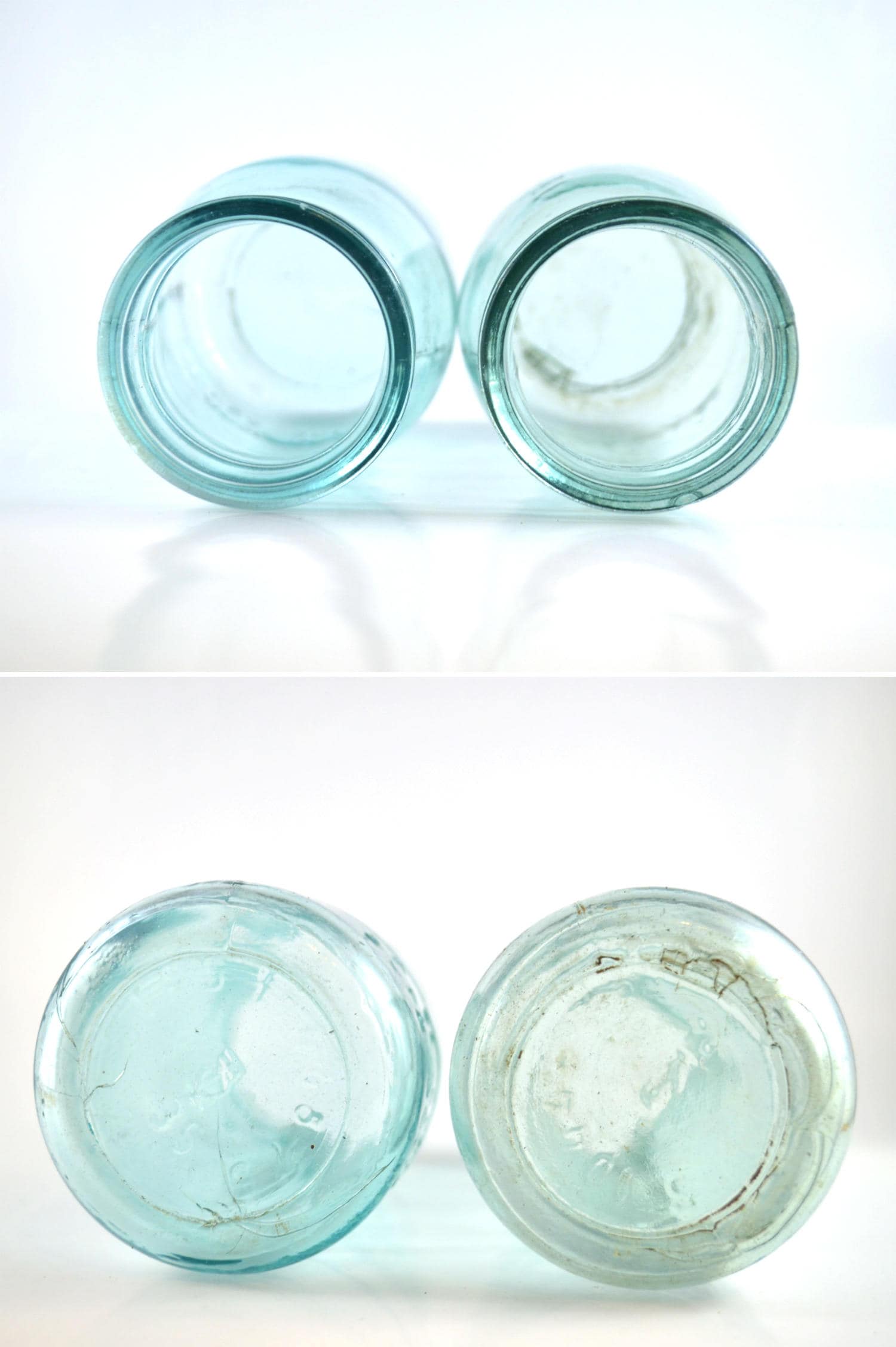 Set of 2 Vintage Yogurt Jars / Vintage Glass Yogurt Cups Set Etsy